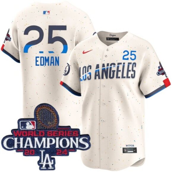 Mens Youths Kids Womens 25 Tommy Edman Cream 2024 CH Stitched Jersey